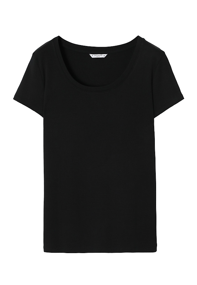 LADIES’ VERSATILE COTTON T-SHIRT - ANTONINA 1 LADIES’ VERSATILE COTTON T-SHIRT - ANTONINA 1 CZARNY 5