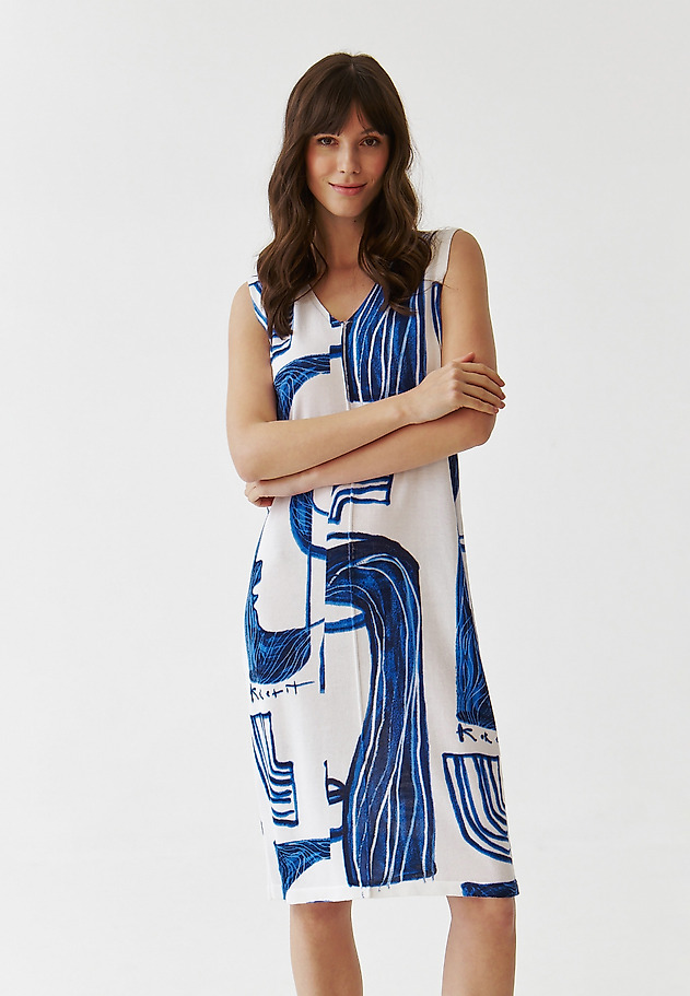 LADIES’ SLEEVELESS DRESS WITH VSHAPED NECKLINE— AUDREY 1 LADIES’ SLEEVELESS DRESS WITH VSHAPED NECKLINE— AUDREY 1 MULTIKOLOR 1