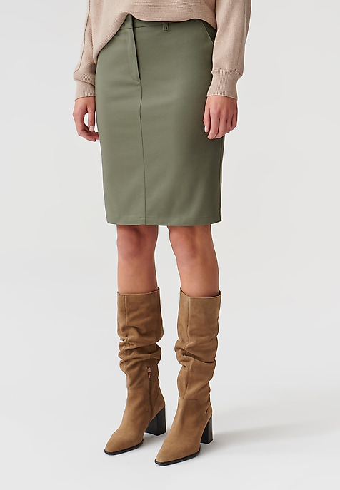 LADIES’ PENCIL SKIRT FILI KHAKI 2