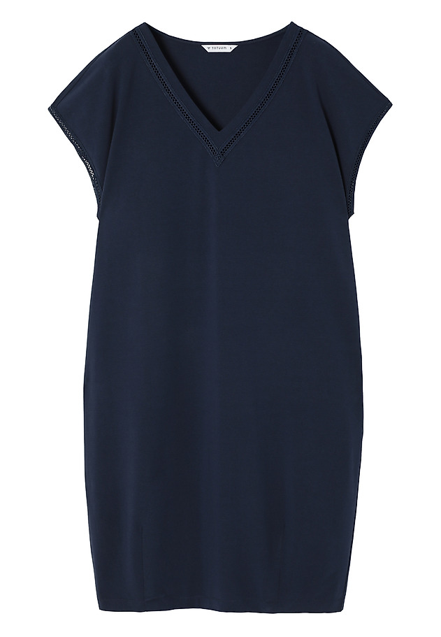 COTTON KNITTED DRESS - KOKENA COTTON KNITTED DRESS - KOKENA NIEBIESKI 6