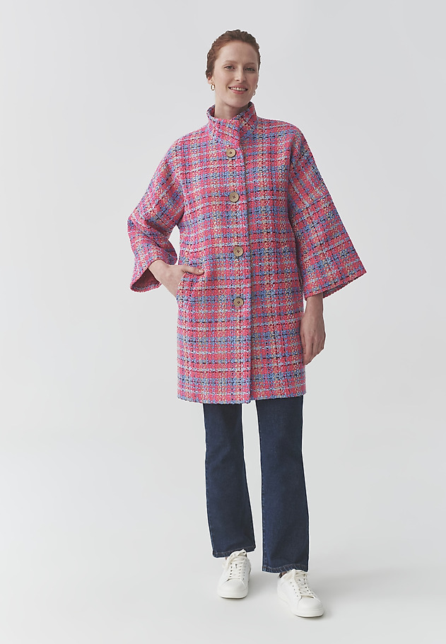 COLOURFUL OVERSIZE COAT - MORWI COLOURFUL OVERSIZE COAT - MORWI MULTIKOLOR 2