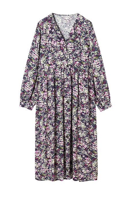 DÁMSKÉ MIDI ŠATY S KVĚTINAMI WAKU VÍCEBAREVNÝ 2