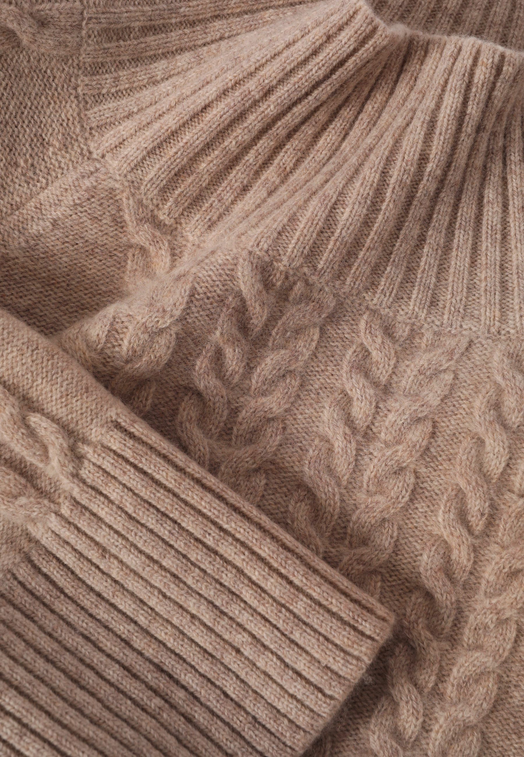 BOXY WOOL JUMPER - WOLLA BEŽ 2