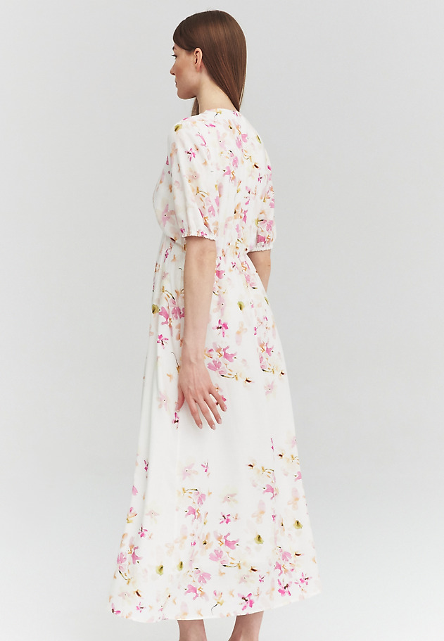 FLOWY FLORAL DRESS - SOFIYA color MULTICOLOR FLOWY FLORAL DRESS - SOFIYA color MULTICOLOR