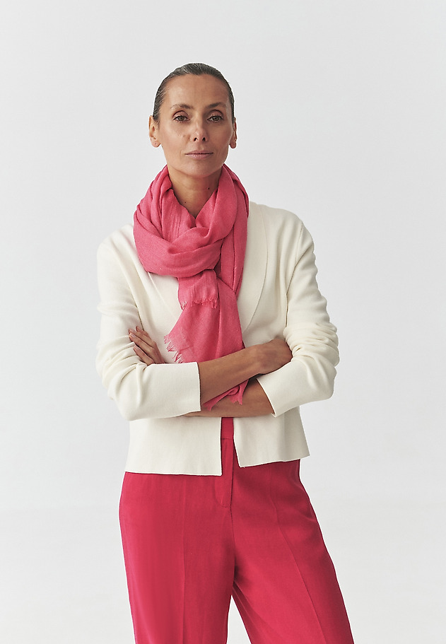 VISCÓZA/BAVLNA CARDIGAN — PRADO VISCÓZA/BAVLNA CARDIGAN — PRADO ECRU 1