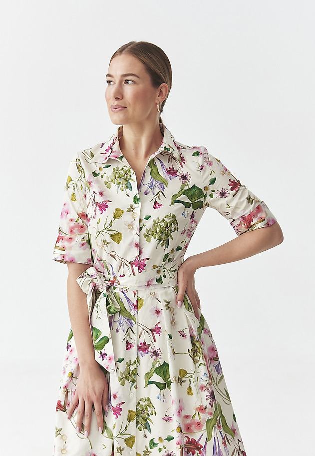 COTTON FLORAL DRESS - NIKI 2 COTTON FLORAL DRESS - NIKI 2 MULTIKOLOR 5
