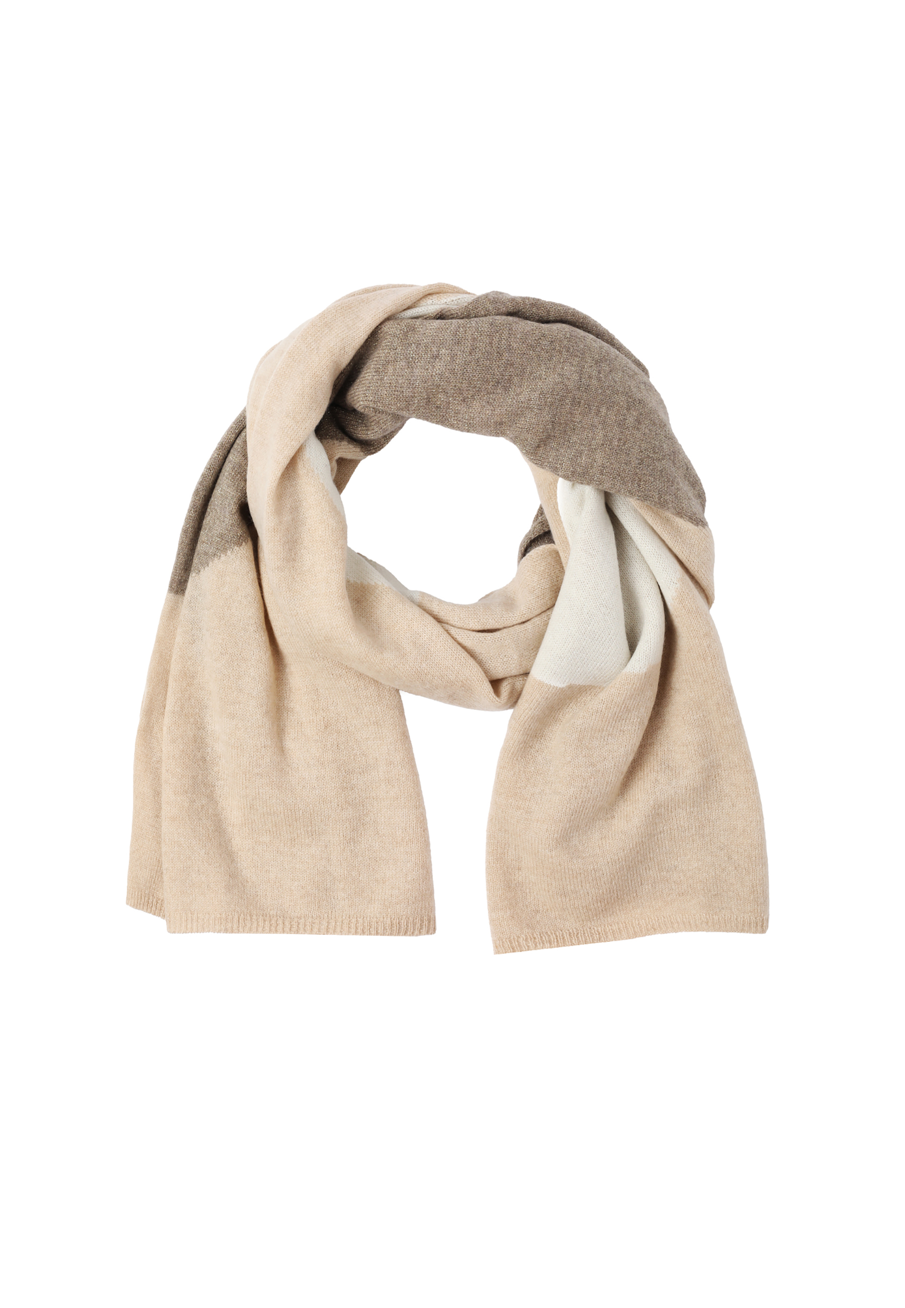 DÁMSKY PLETENÝ ŠÁL SO ZMESOU LESKLEJ PRIADZE – DENA 1