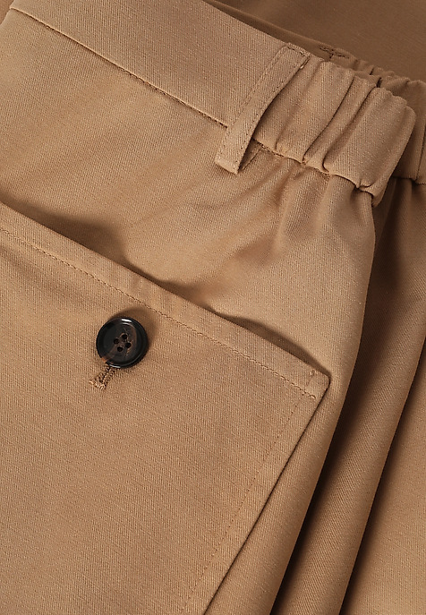 FLARED SKIRT WITH LARGE POCKETS - LONG ISLAND BEIGE 2