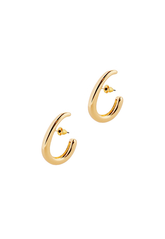 ELEGANT EARRINGS IN GOLD — STINE ELEGANT EARRINGS IN GOLD — STINE ZŁOTY 2