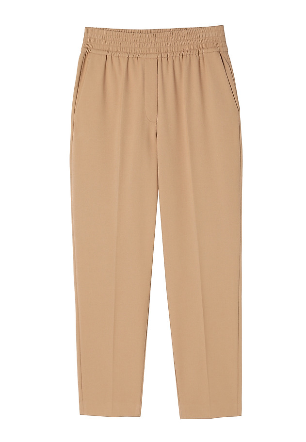 LADIES’ TROUSERS WITH SEWN-IN ELASTIC AROUND THE WAIST - MILTI 1 LADIES’ TROUSERS WITH SEWN-IN ELASTIC AROUND THE WAIST - MILTI 1 BEŻOWY 4