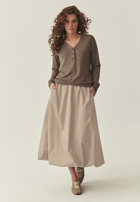 SWETER Z DOMIESZKĄ JEDWABIU - TELLA SWETER Z DOMIESZKĄ JEDWABIU - TELLA