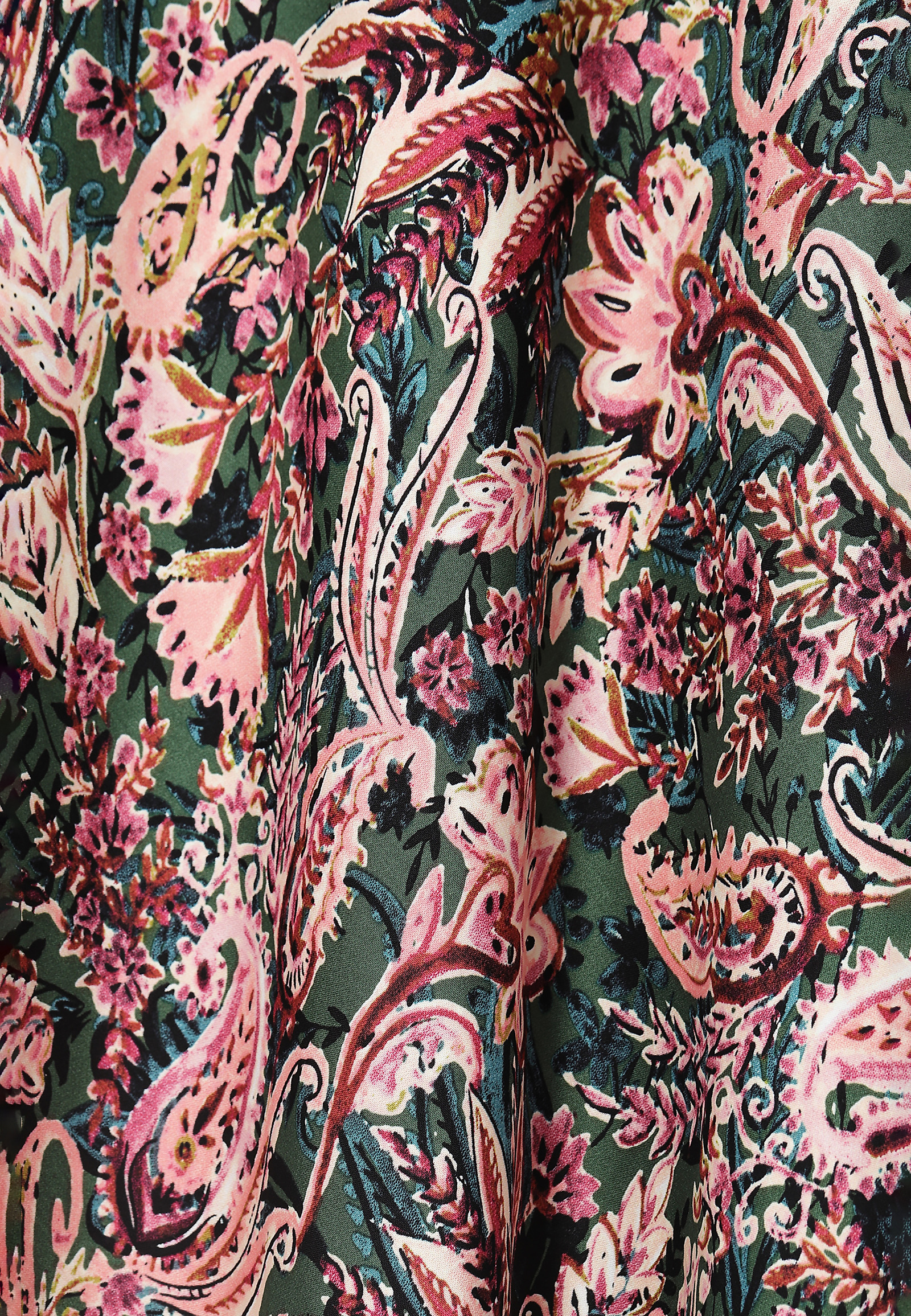 WZORZYSTA SPÓDNICA DAMSKA Z SATYNY WISKOZOWEJ SATINI WZORZYSTA SPÓDNICA DAMSKA Z SATYNY WISKOZOWEJ SATINI MULTIKOLOR 90577