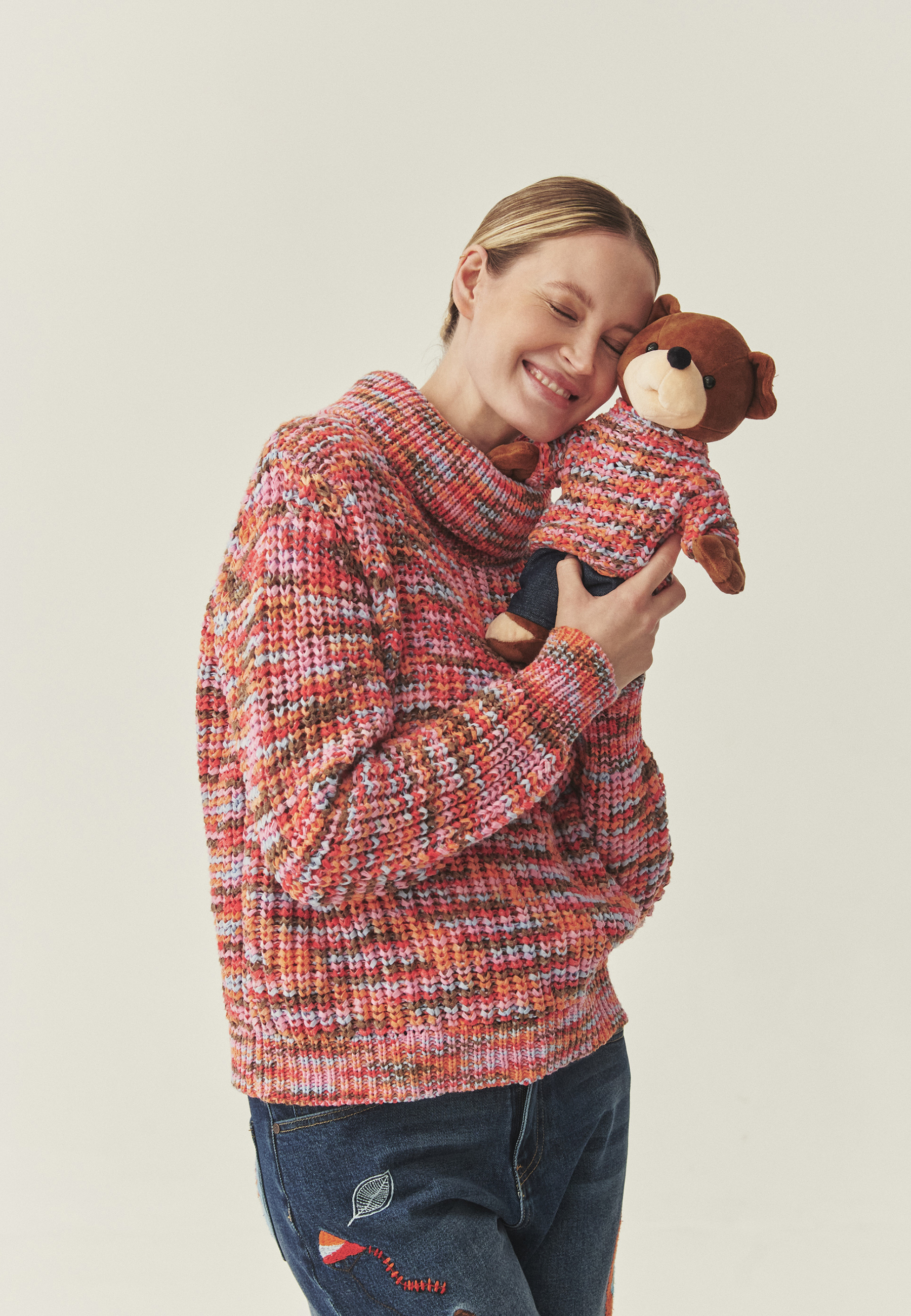 PLUSZOWY MIŚ USZATEK - TOY-BEAR 5 BEŻOWY 2