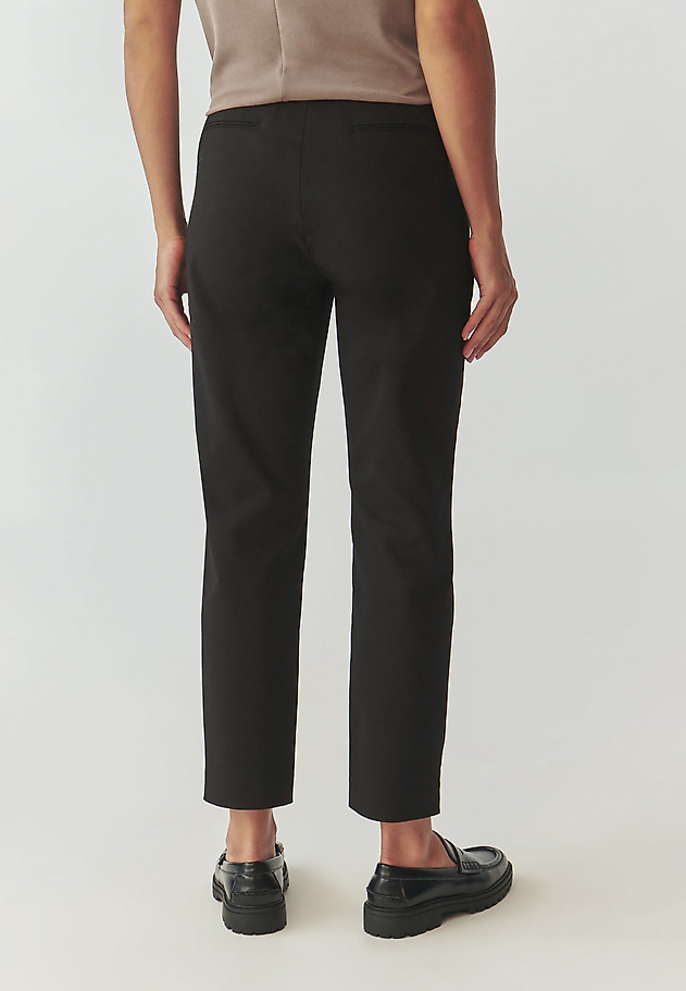 LADIES' FABRIC CIGARETTE PANTS- FILIMI LADIES' FABRIC CIGARETTE PANTS- FILIMI BLACK 2