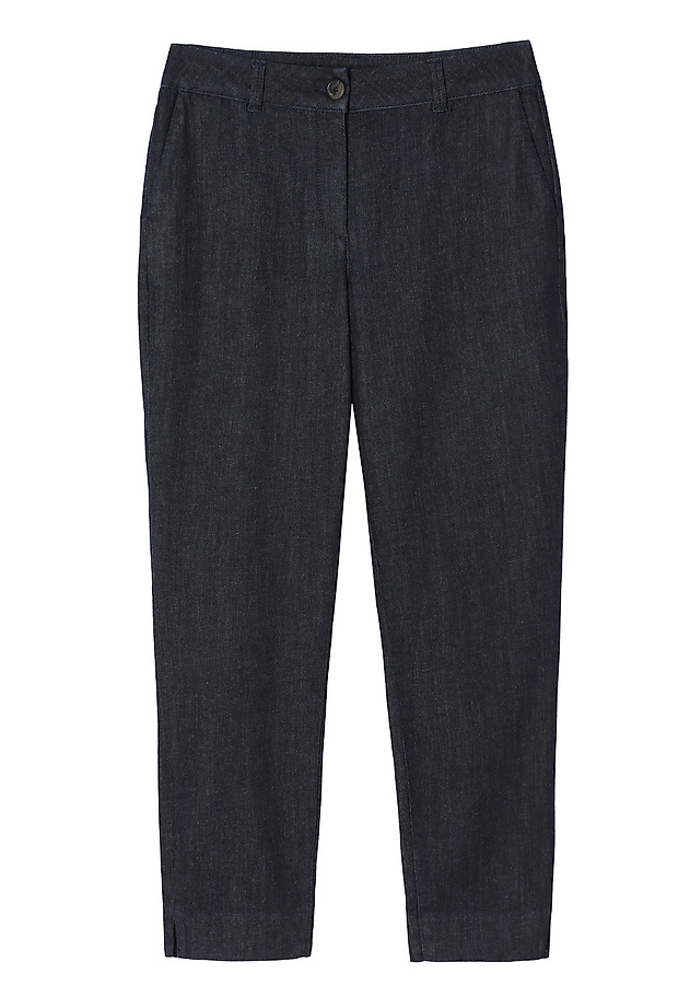 PANTALONI DIN MATERIAL CU PICIOR DIRECT - KOLIANA PANTALONI DIN MATERIAL CU PICIOR DIRECT - KOLIANA ALBASTRU 5