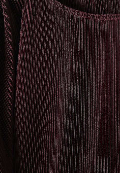 BORDOWY KOMBINEZON Z SZEROKĄ NOGAWKĄ - MILOUTI CZERWONY 2