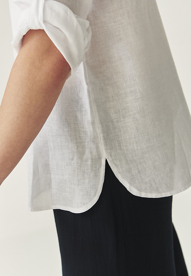 LINEN SHIRT - HANNA LINEN SHIRT - HANNA BIAŁY 6