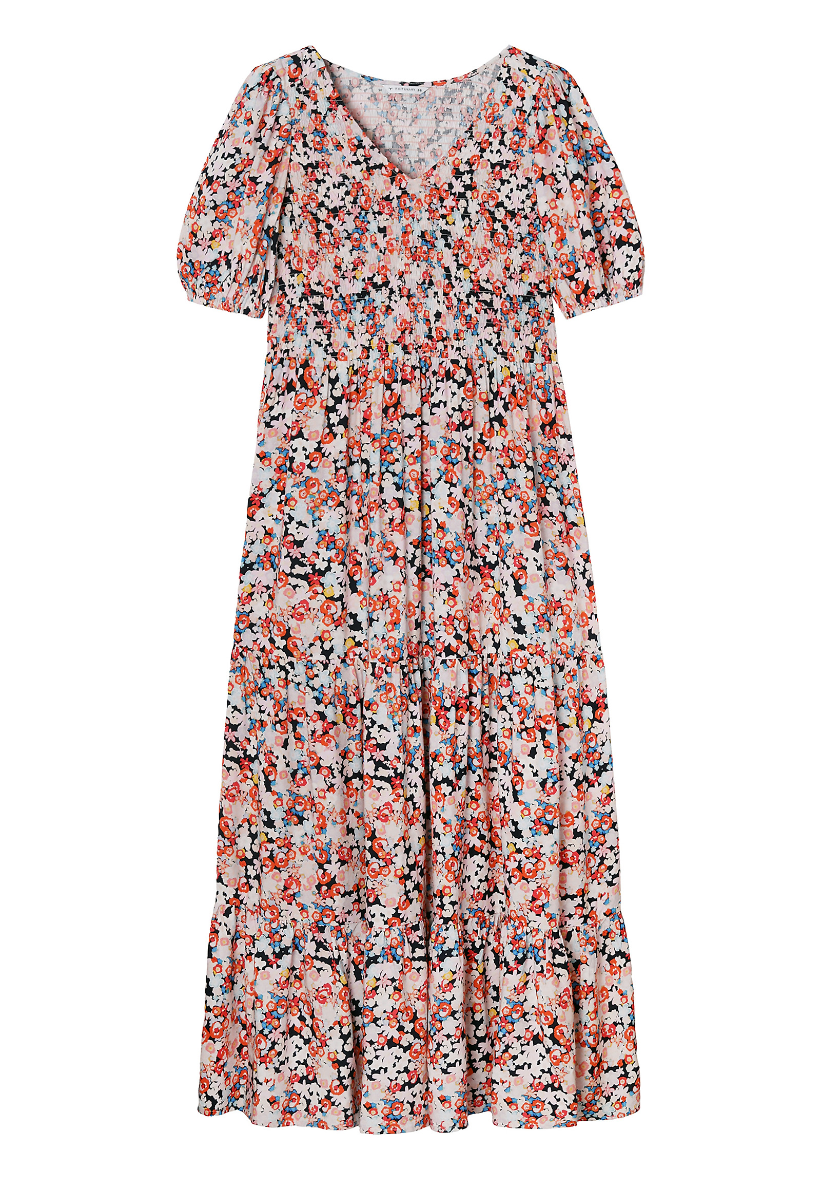 SUKIENKA MAXI W KWIATOWY PRINT SELENIKO SUKIENKA MAXI W KWIATOWY PRINT SELENIKO MULTIKOLOR 86197