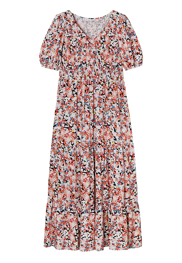 SUKIENKA MAXI W KWIATOWY PRINT SELENIKO SUKIENKA MAXI W KWIATOWY PRINT SELENIKO MULTIKOLOR 7