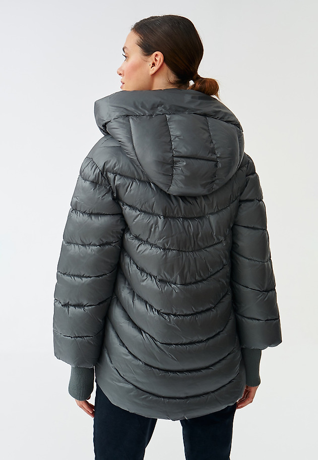 LADIES’ PADDED JACKET WITH HOOD EMIKIA LADIES’ PADDED JACKET WITH HOOD EMIKIA GREY 3