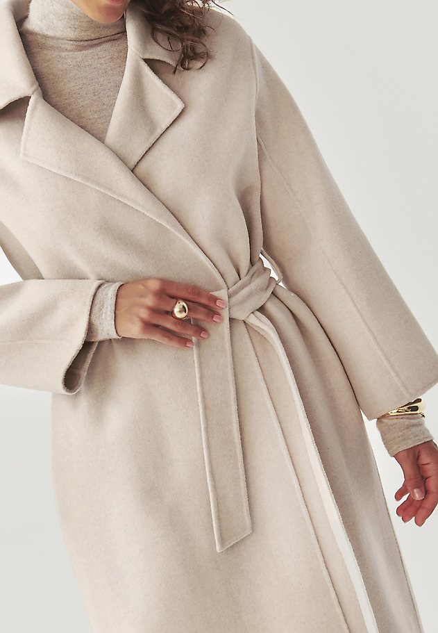 STYLISH LADIES’ COAT - MATIA STYLISH LADIES’ COAT - MATIA BEŻOWY 4