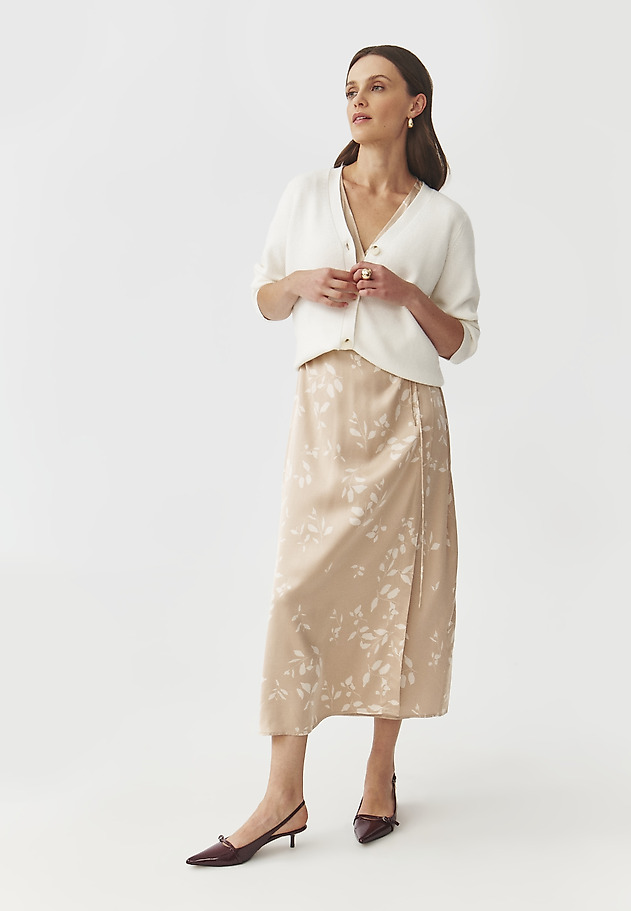 FLORAL PATTERNED ENVELOPE DRESS — ZEREWI FLORAL PATTERNED ENVELOPE DRESS — ZEREWI MULTIKOLOR 5