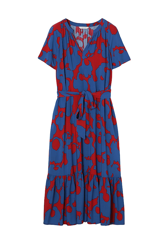 ROCHIE CU IMPRIMEU CU VOLAN MONO ROCHIE CU IMPRIMEU CU VOLAN MONO MULTICOLOR 6