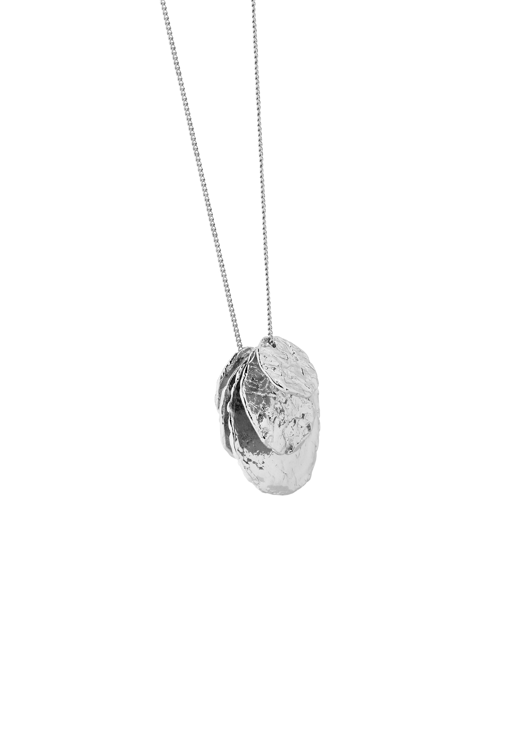 EFEKTOWNY NASZYJNIK Z WISIORKAMI - COINI SREBRNY 2