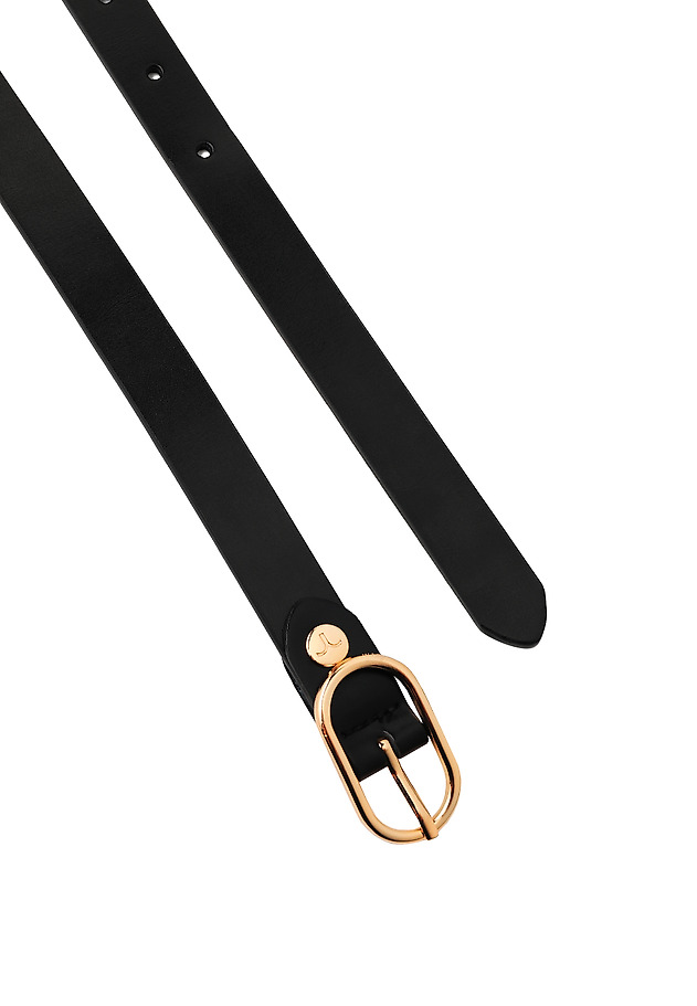 BLACK LEATHER BELT - NURIYA BLACK LEATHER BELT - NURIYA BLACK 2