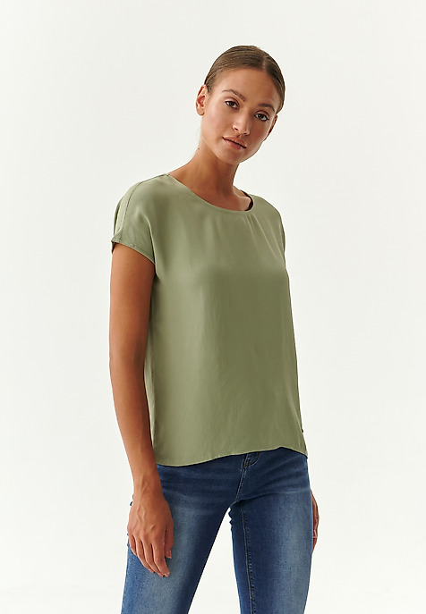 JEDNODUCHÁ DÁMSKÁ HALENKA LINSILA KHAKI 2