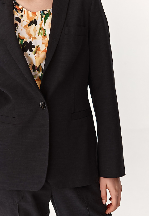 dámské sako textilní AMALFINA dámské sako textilní AMALFINA ČERNÁ 2