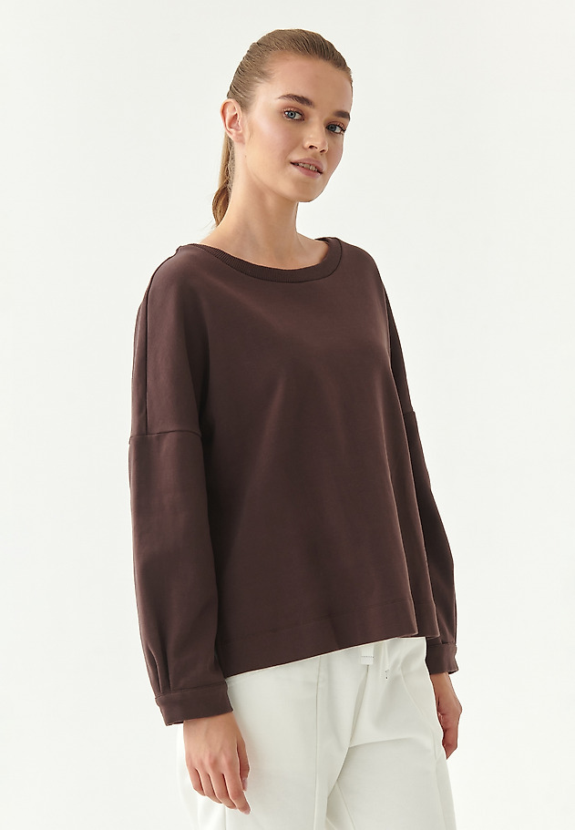 LADIES' KNITTED SWEATSHIRT KURTIKA LADIES' KNITTED SWEATSHIRT KURTIKA BRĄZOWY 3