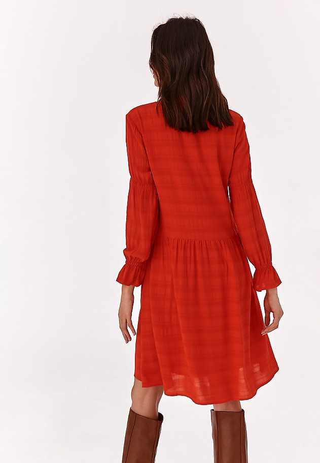 RAYON DRESS DRAMIA RAYON DRESS DRAMIA CZERWONY 2