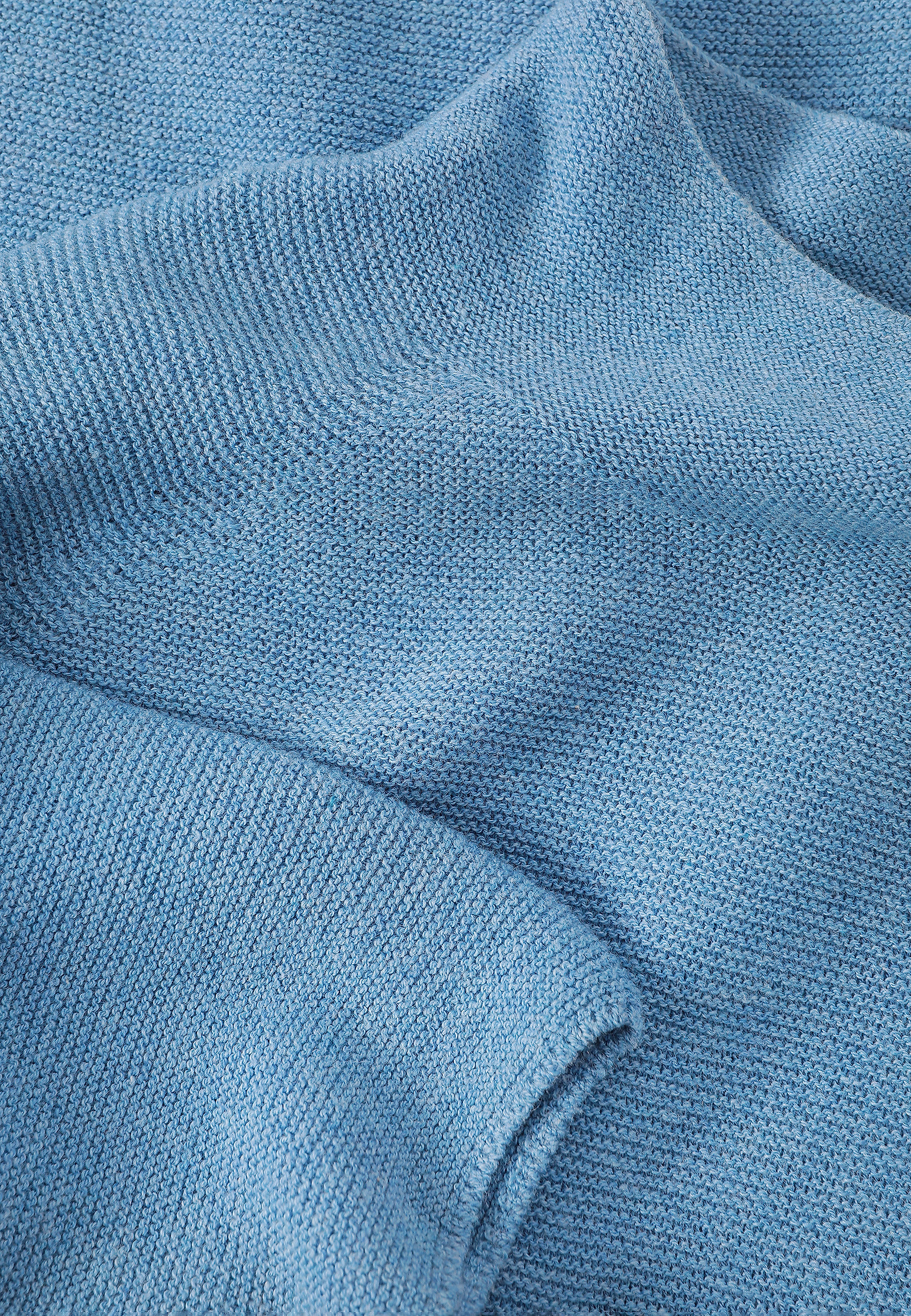 PULOVER CU GOLĂ DE JUMĂTATE ȘI ÎMBRĂCĂMINTE DIN LANA - JOLIE PULOVER CU GOLĂ DE JUMĂTATE ȘI ÎMBRĂCĂMINTE DIN LANA - JOLIE ALBASTRU 113758