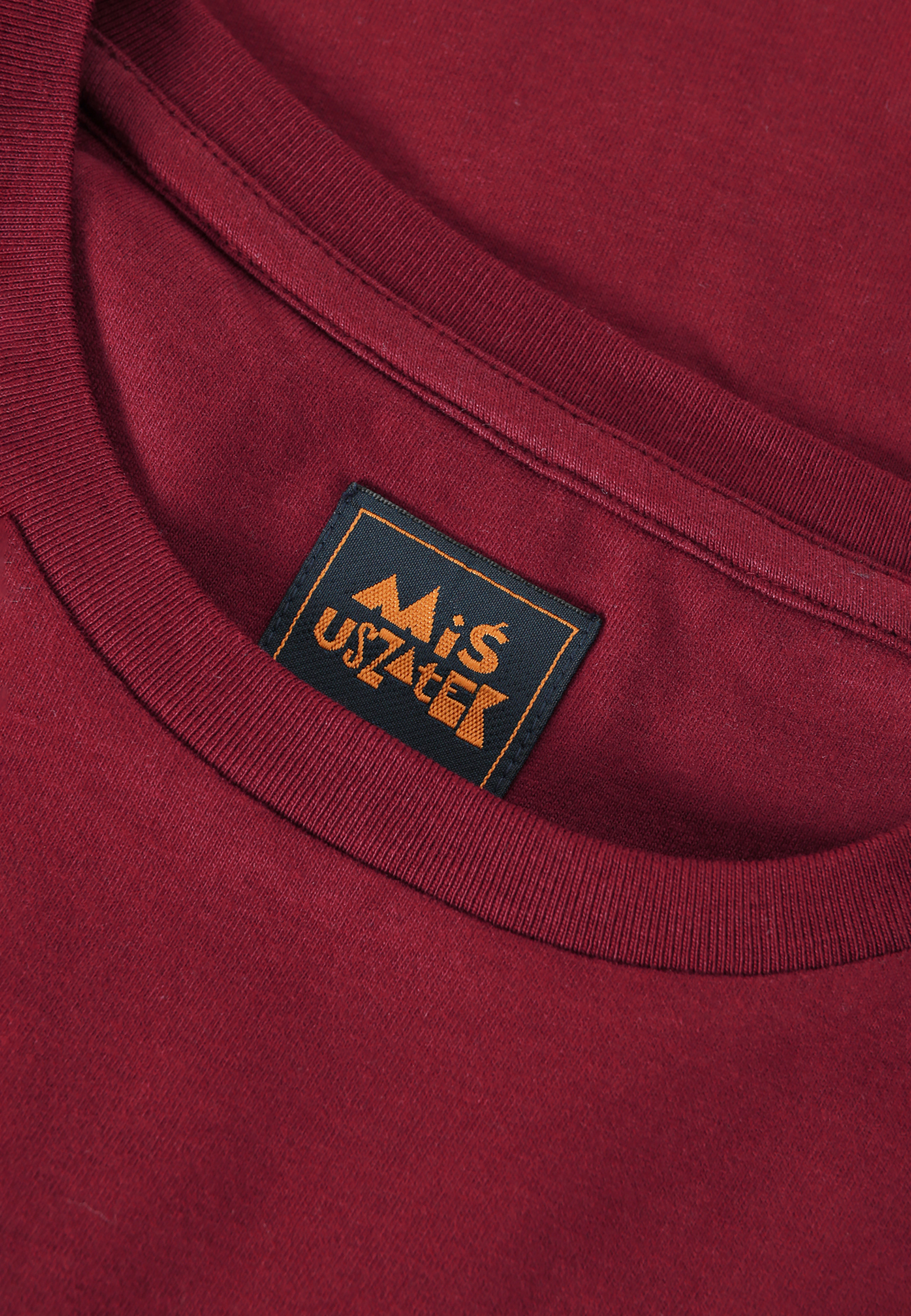 BAWEŁNIANY T-SHIRT MĘSKI Z NADRUKIEM — CHRIS CZERWONY 2