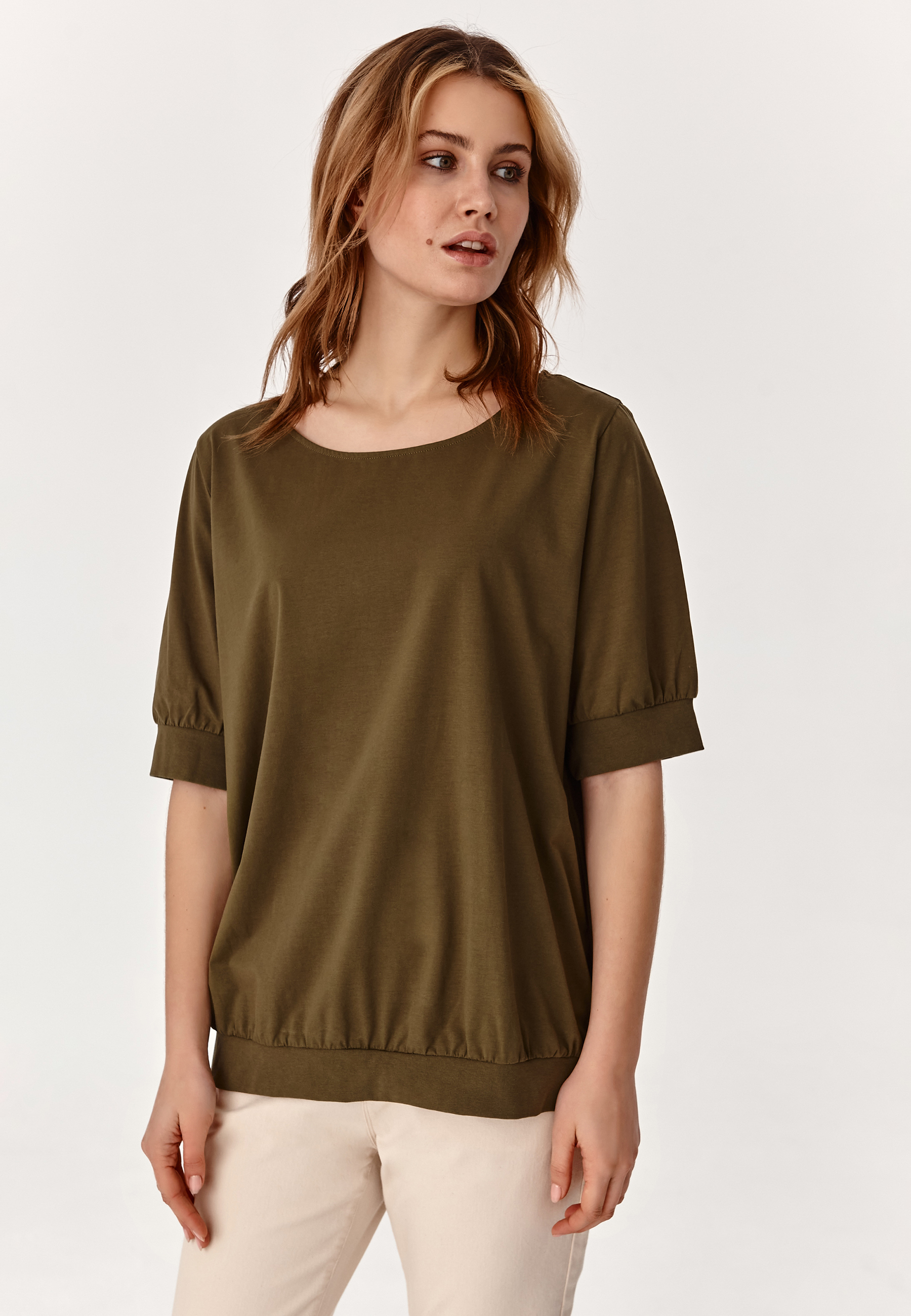 BLUZKA DAMSKA DZIANINOWA OKTA