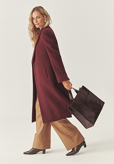 ELEGANTNÝ KABÁT Z VLNY - SONIA ELEGANTNÝ KABÁT Z VLNY - SONIA
