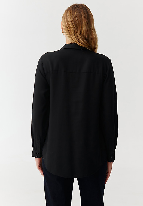 ELEGANT LADIES’ SHIRT - KOROTA BLACK 2
