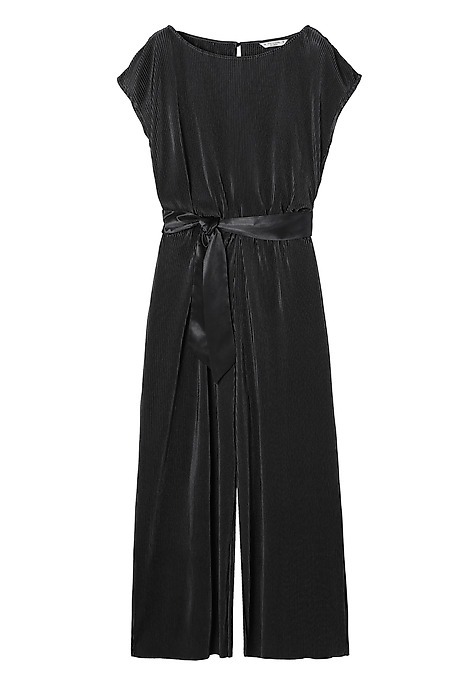 LADIES’ JUMPSUIT WITH TIE AROUND THE WAIST - MILOU GREY 2