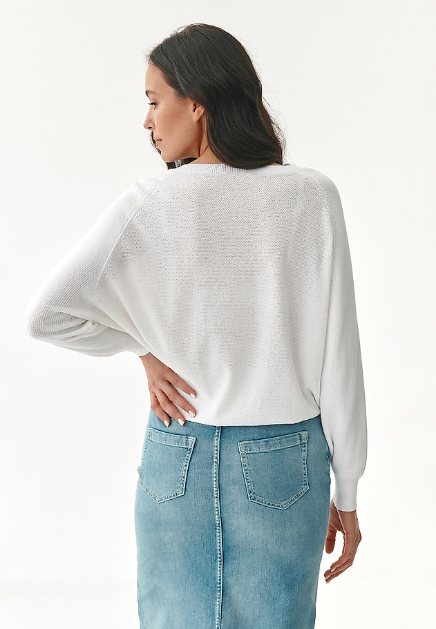 LUŹNY SWETER DAMSKI AZALI LUŹNY SWETER DAMSKI AZALI ECRU 2