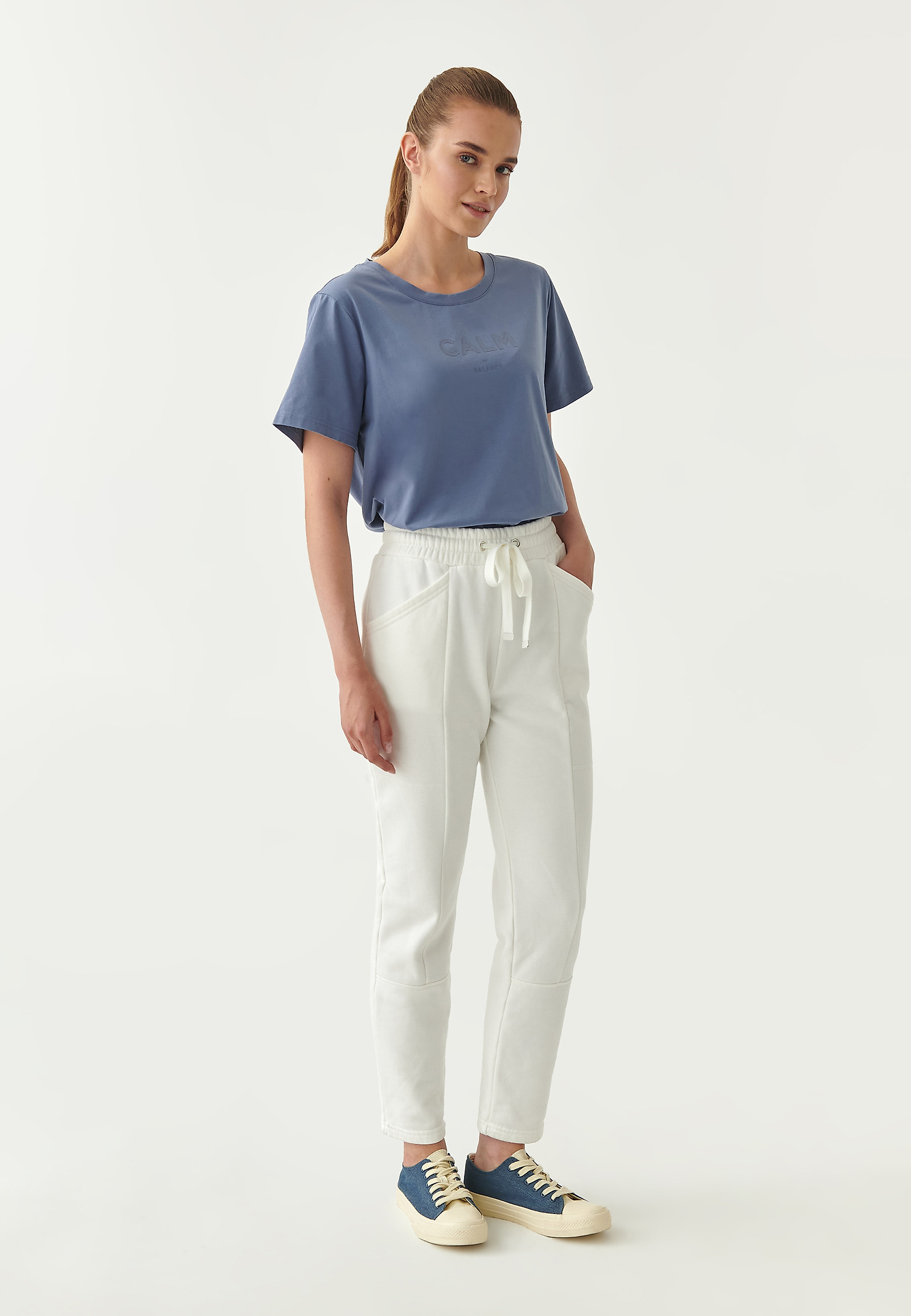 BASIC LADIES' BLUSE TILDA BASIC LADIES' BLUSE TILDA BLUE 81877