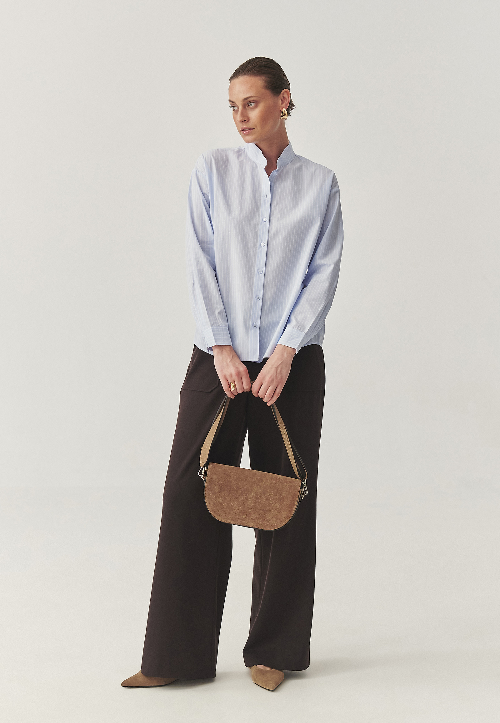 STYLISH SHIRT WITH A SOPHISTICATED TIE - KONA STYLISH SHIRT WITH A SOPHISTICATED TIE - KONA BLUE 114752