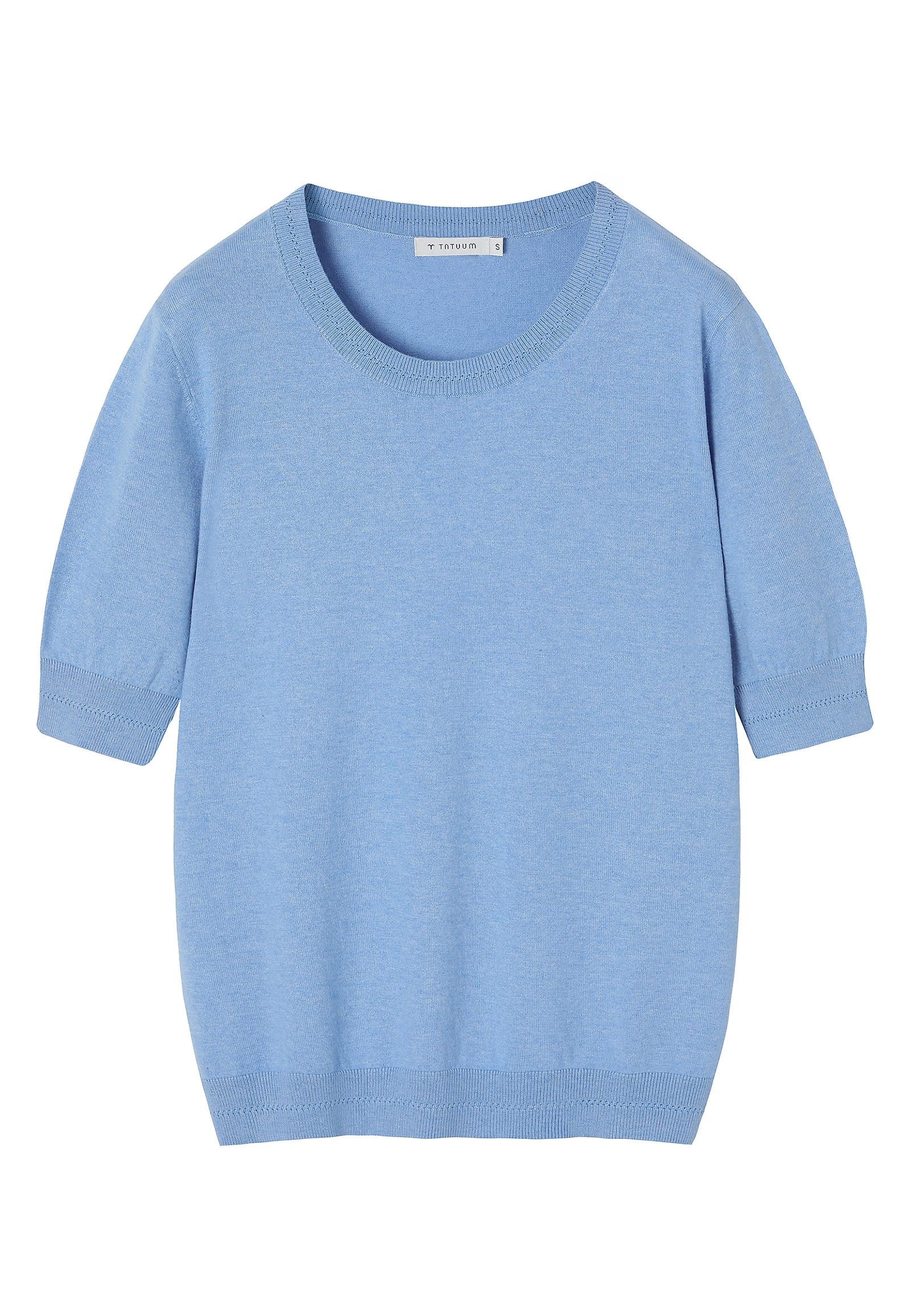 CLASSIC BLOUSE IN AIRY YARN - ALIWI CLASSIC BLOUSE IN AIRY YARN - ALIWI BLUE 113137