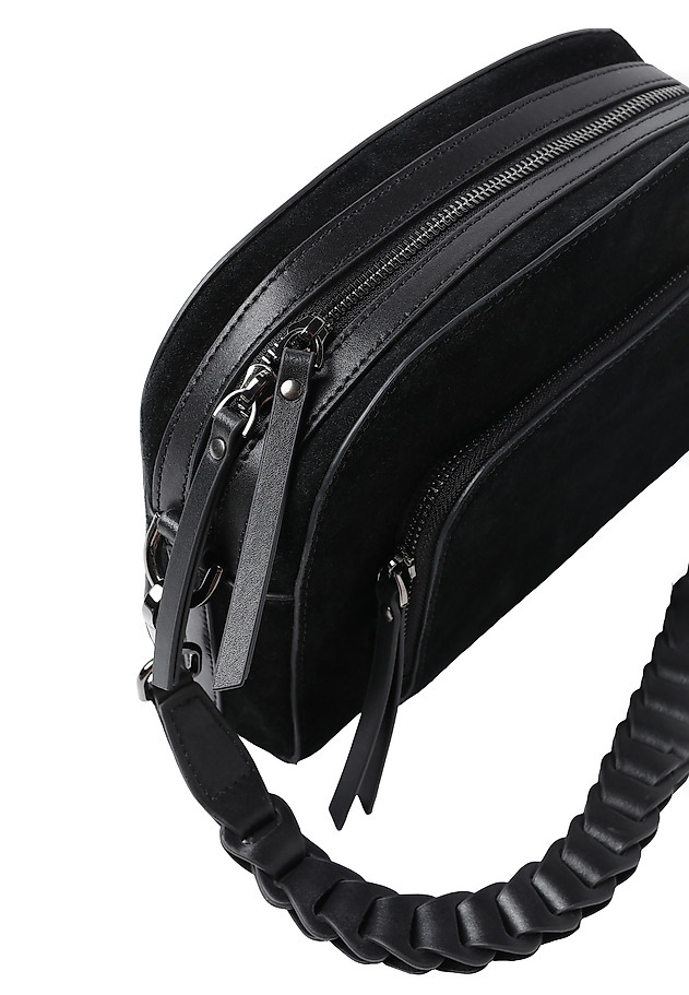 NATURAL LEATHER BAG — LARYSSA NATURAL LEATHER BAG — LARYSSA BLACK 6