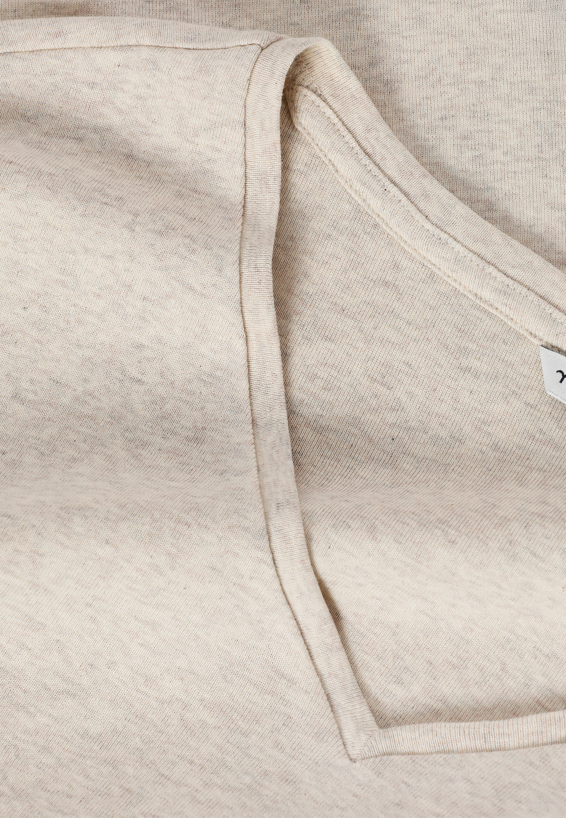 DOPASOWANY T-SHIRT Z BAWEŁNY - FINI BEŻOWY 2