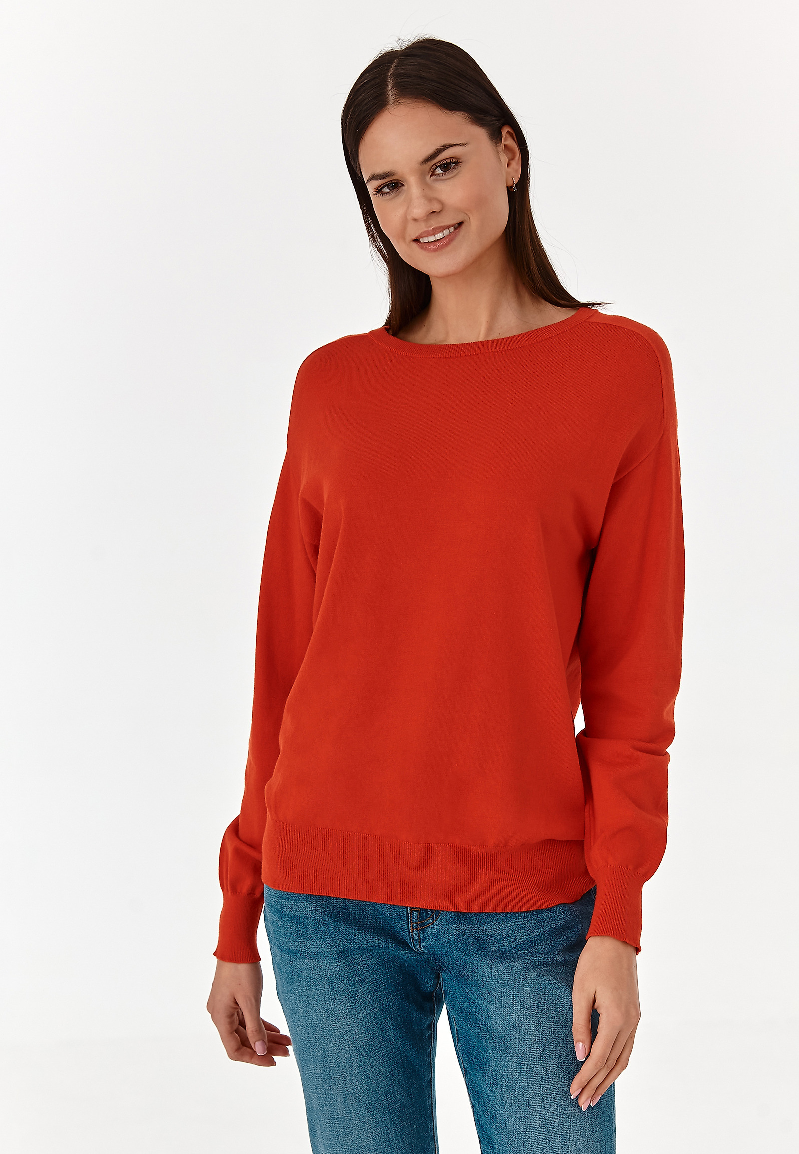 SWETER DAMSKI ALITA SWETER DAMSKI ALITA CZERWONY 75367