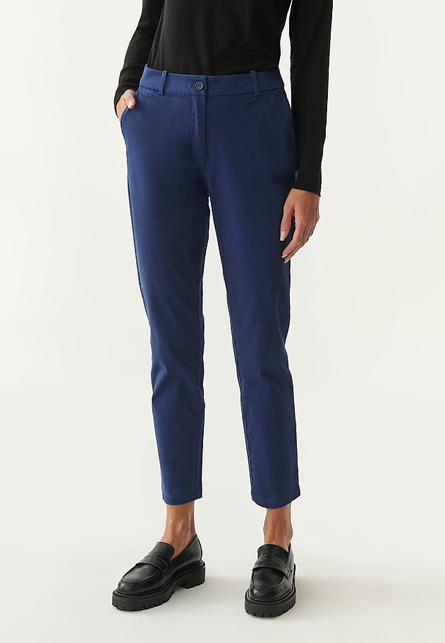 SPODNIE DAMSKIE CHINOS MISATI 1 SPODNIE DAMSKIE CHINOS MISATI 1 NIEBIESKI 3
