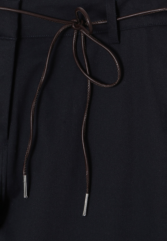 LADIES’ TROUSERS WITH TIED STRAP AMISO LADIES’ TROUSERS WITH TIED STRAP AMISO GRANATOWY 6