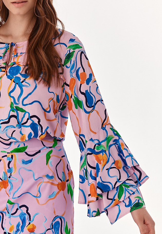 BLOOMING COLLECTION: PATTERNED LADIES' BLOUSE MISANDRA BLOOMING COLLECTION: PATTERNED LADIES' BLOUSE MISANDRA MULTIKOLOR 3