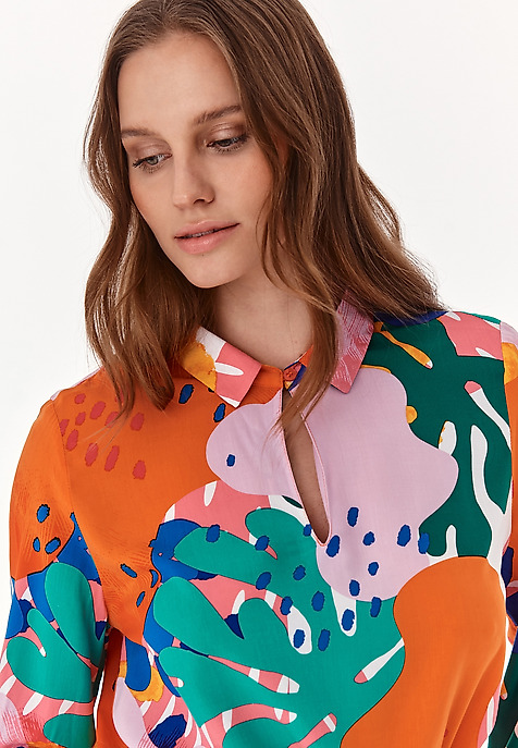 COLECȚIA BLOOMING: BLUZĂ DE DAMĂ CU MODEL LENAZJA MULTICOLOR 2